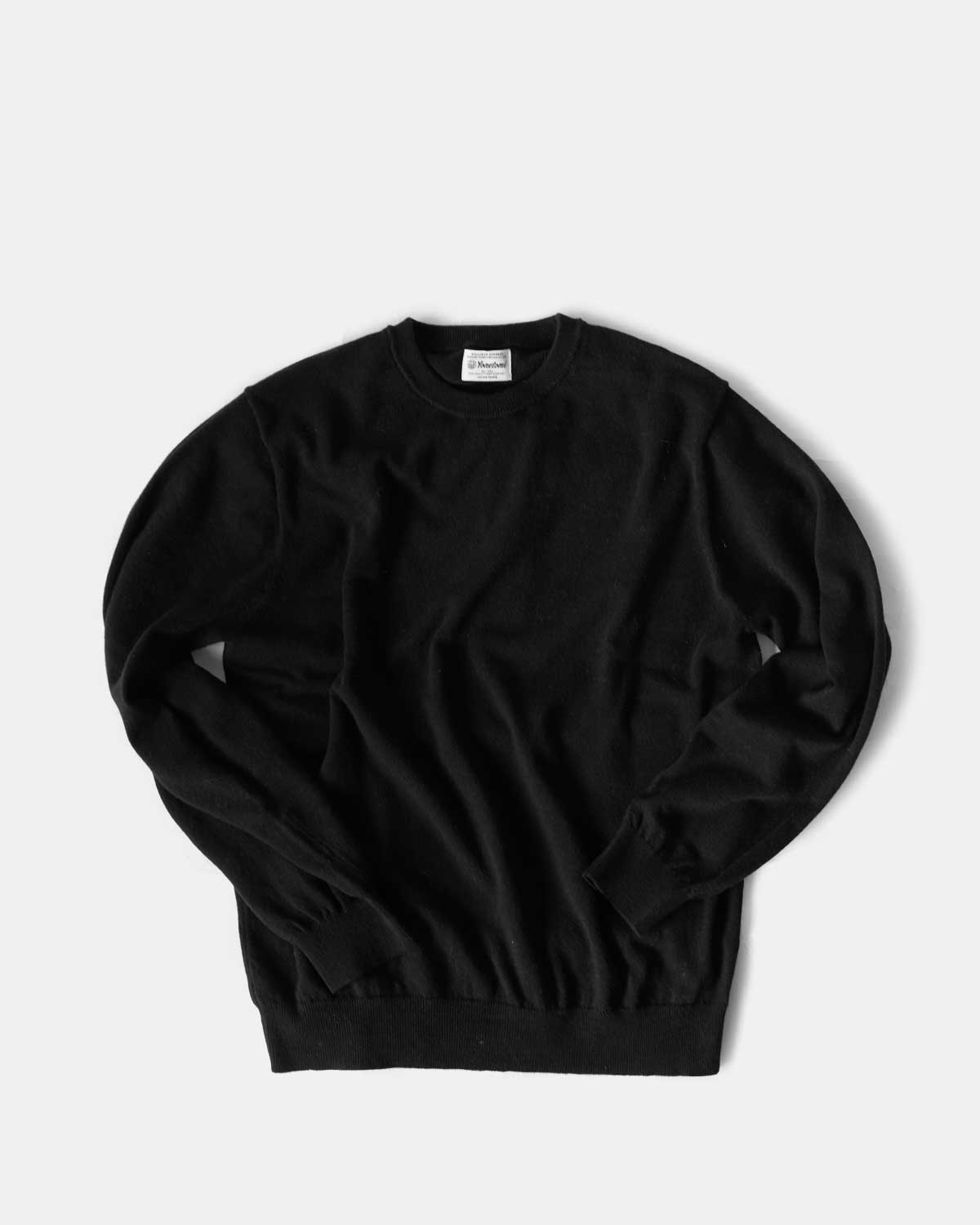 SUPER MERINO CASHMERE PULLOVER -crew neck-