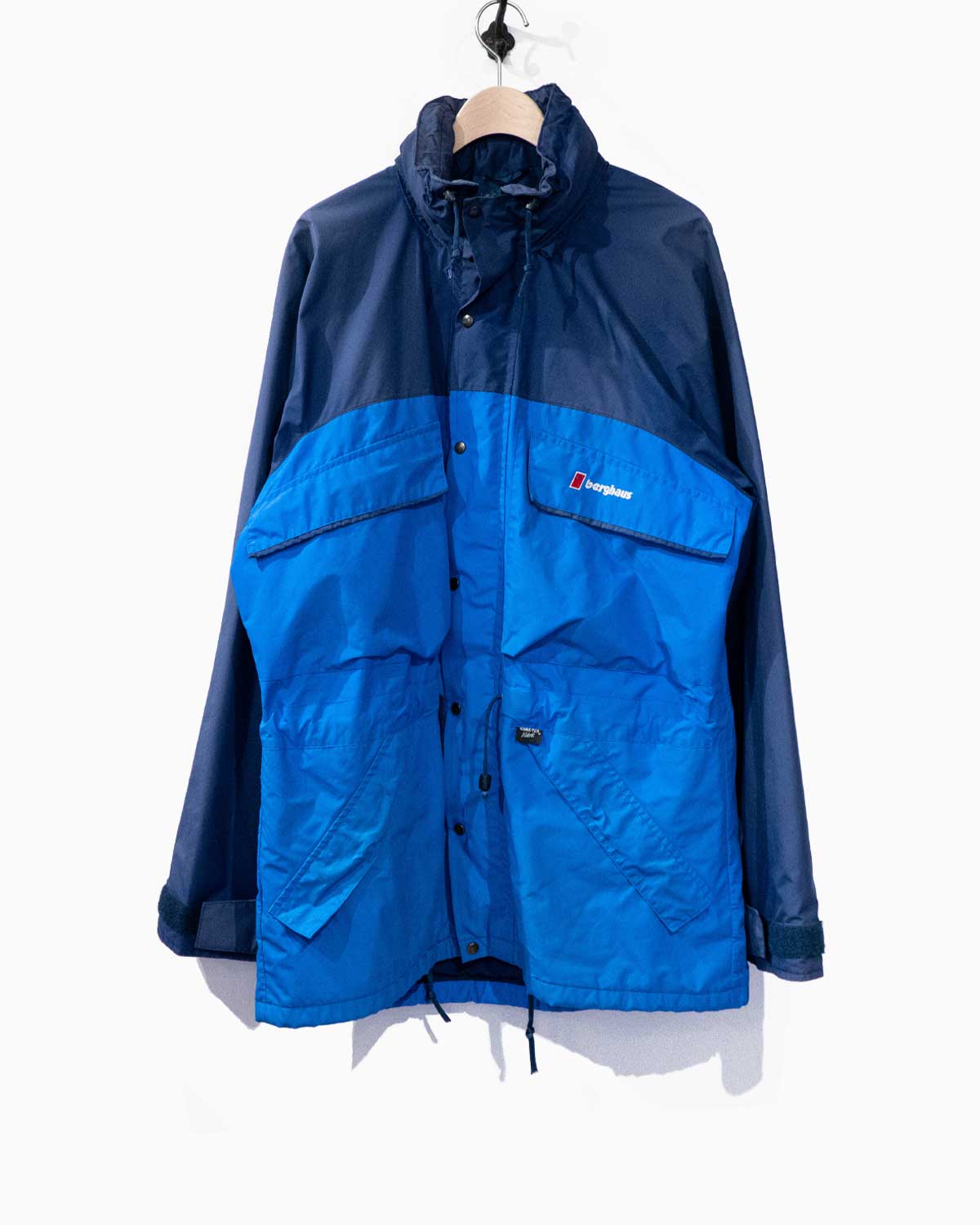 vintage berghaus goretex jacket -navy × blue-