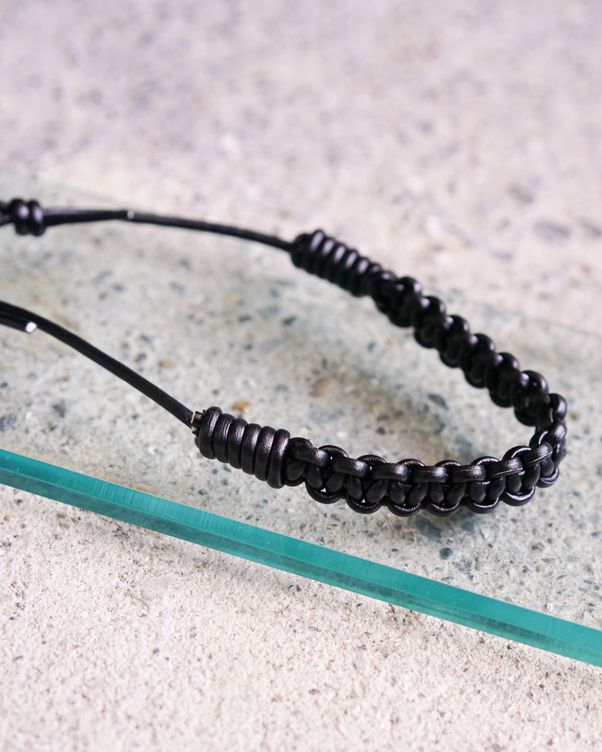 KUMIHIMO strap (H10) - BLACK