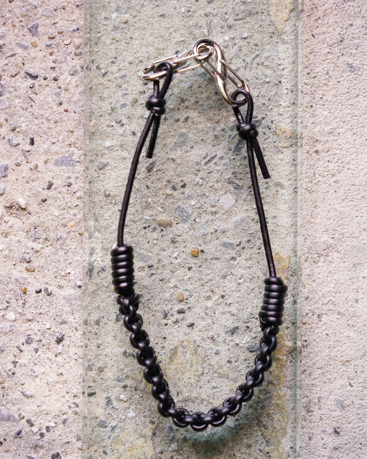 KUMIHIMO strap (H10) - BLACK