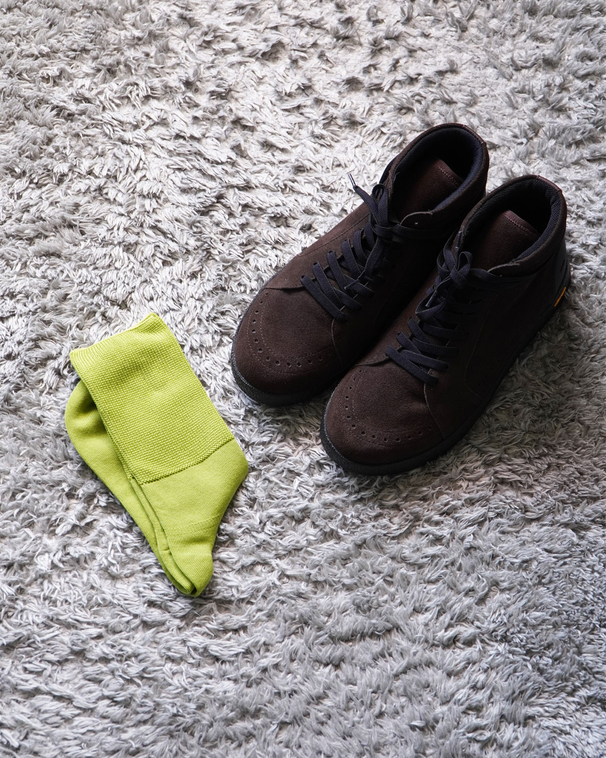 GREEN(スニーカー、革靴、サンダルなんでも合わせやすいです)