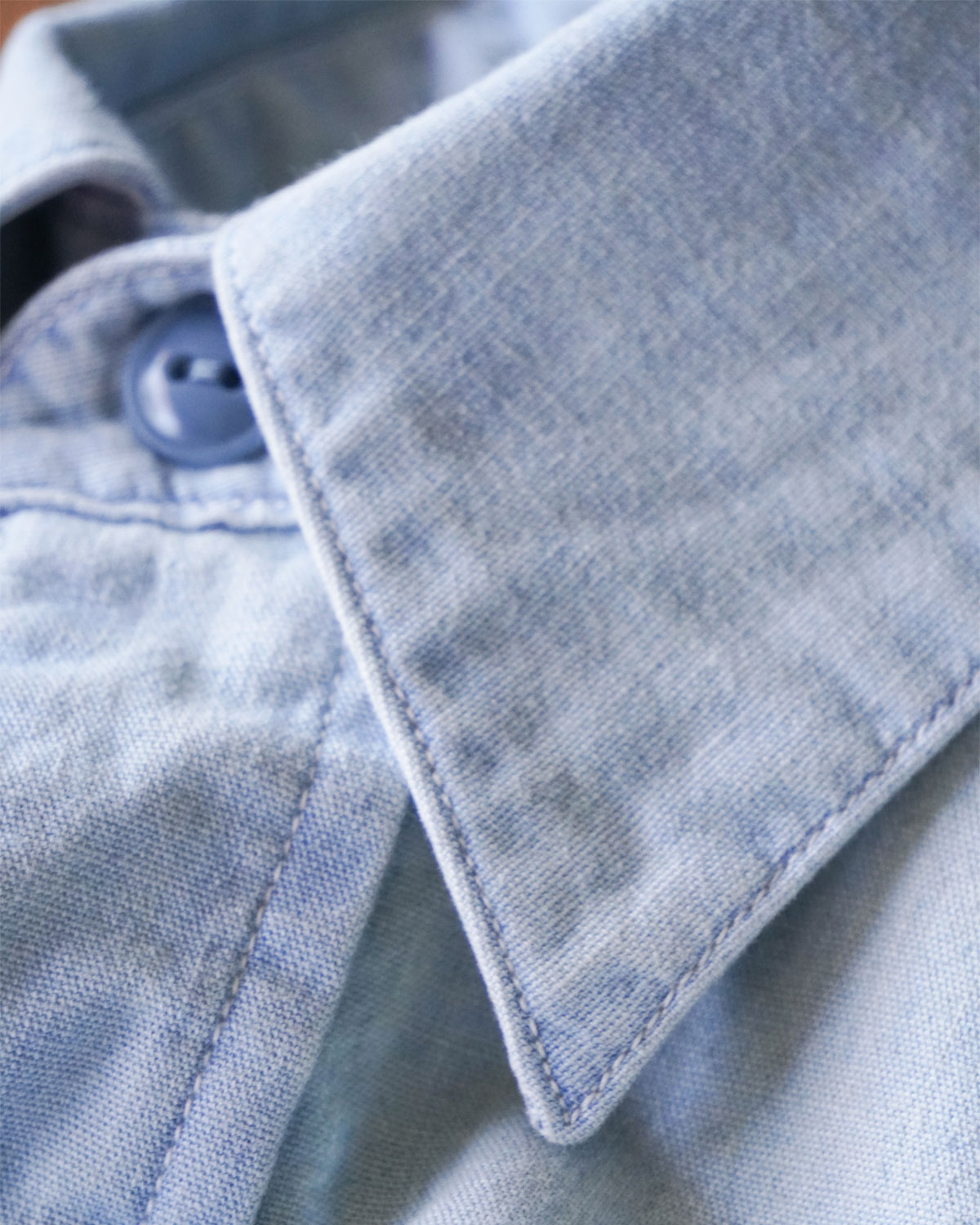 Light Indigo（襟ディテール）