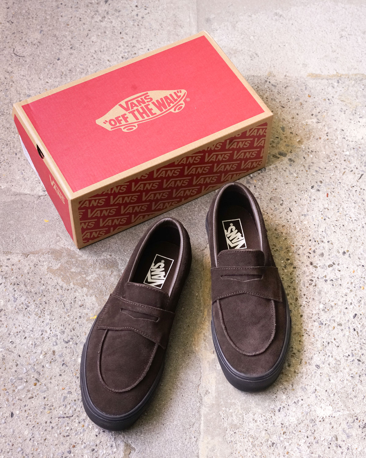 Loafer STYLE 53 - Brown suede [VANS]