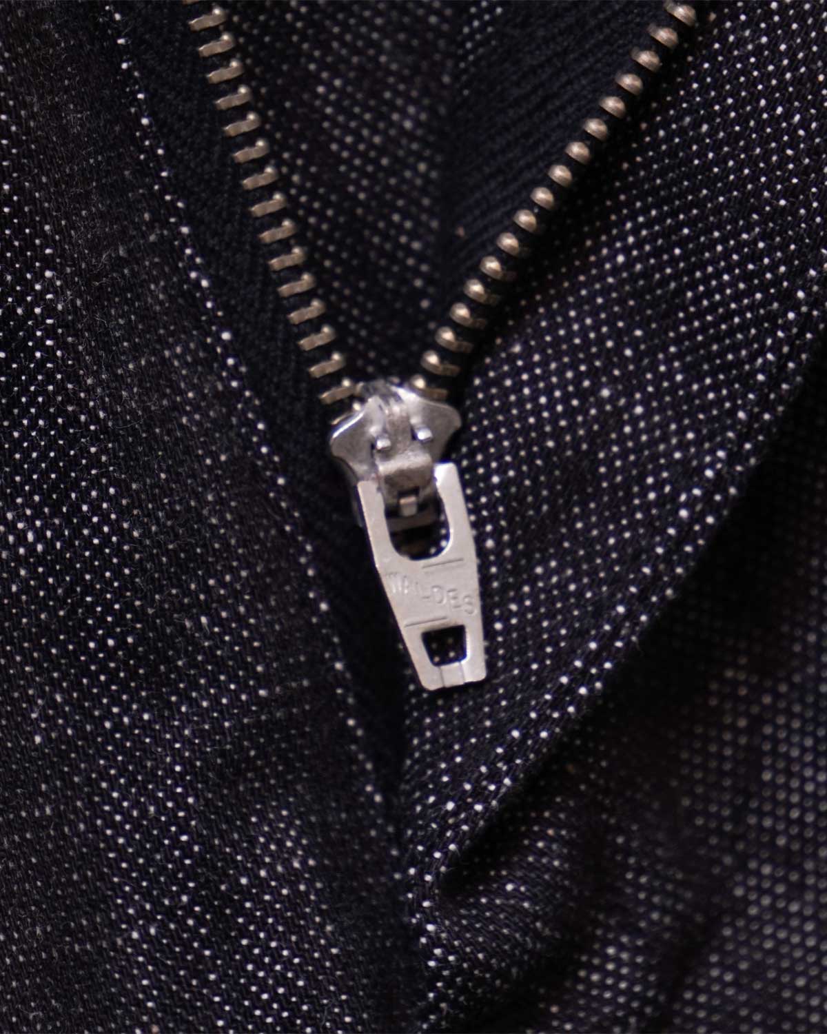 BLACK（さりげなくWALDESジッパーがつきヴィンテージ好きも納得のディテール）