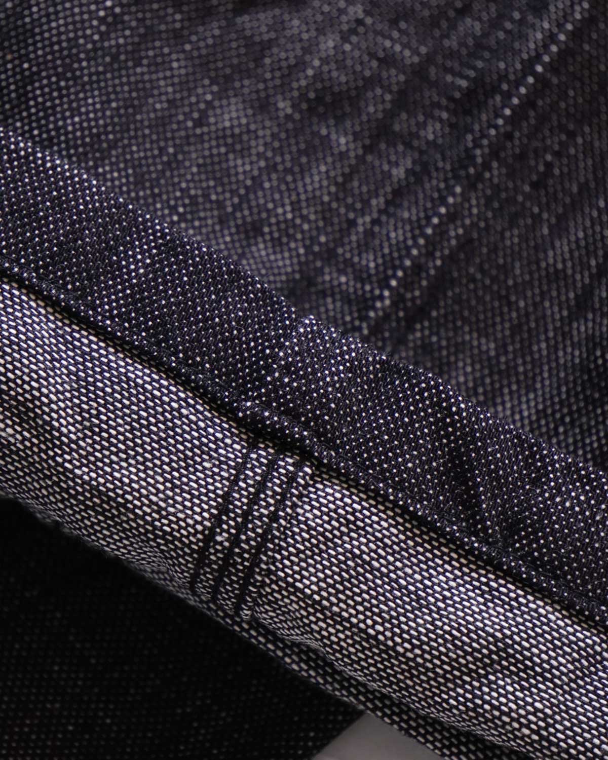 BLACK（トリプルステッチのチェーンステッチ）