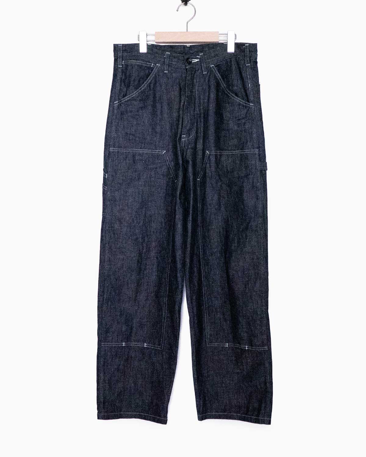 Tranescent / DOUBLE KNEE PAINTER PANTS [indigo]