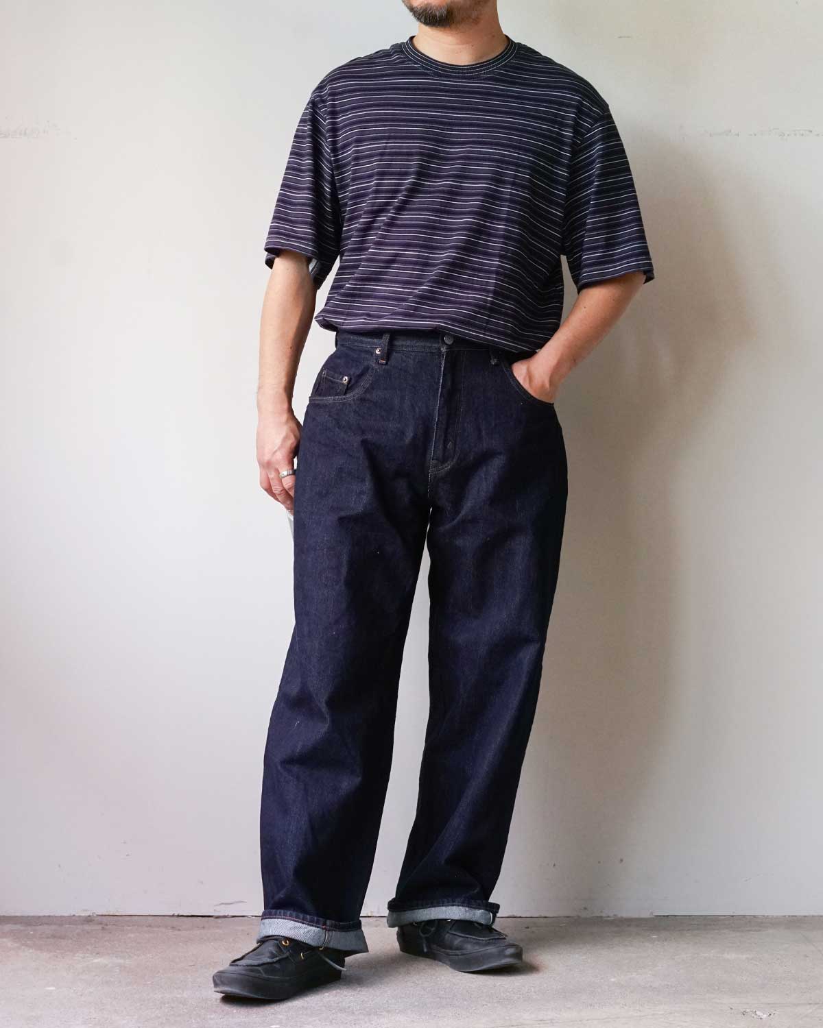 Baggy 5 Pocket Pants [Dark Navy]