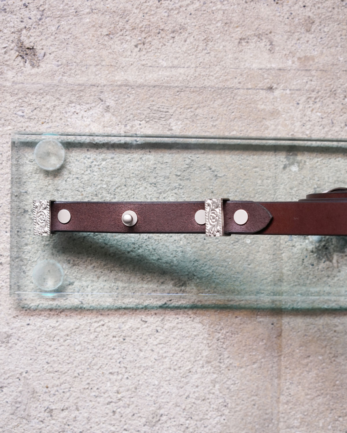 SILVER GIBOSHI BELT (H03) - CHOCO