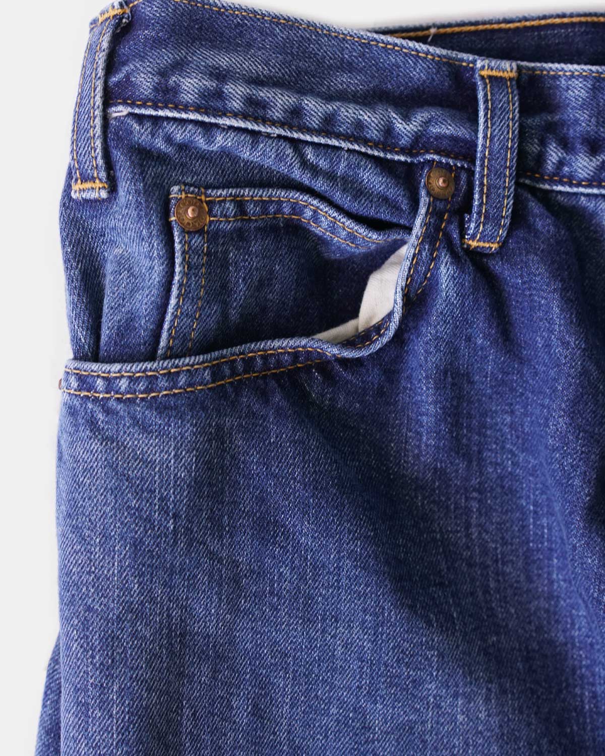 Medium Blue(フロントポケットにはコインポケットがつきます)