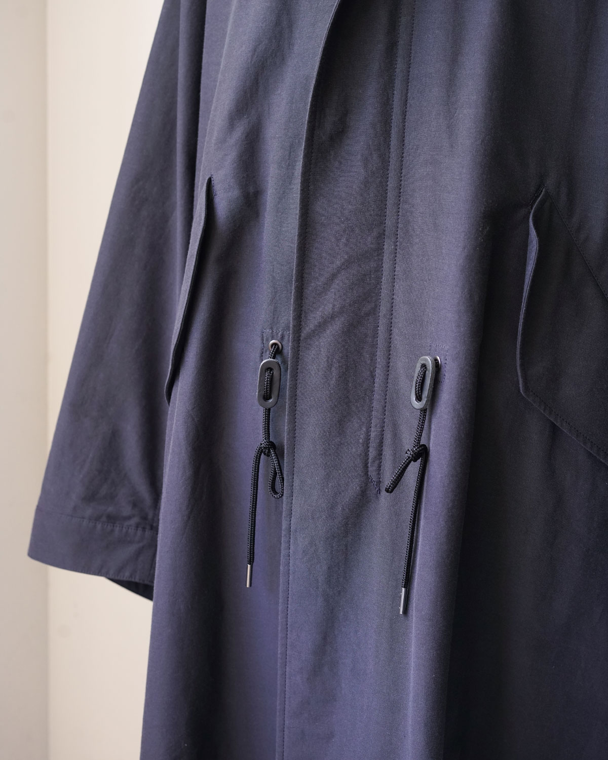 Dark Navy(ウエストマークできるブタバナ付きのドローコード)