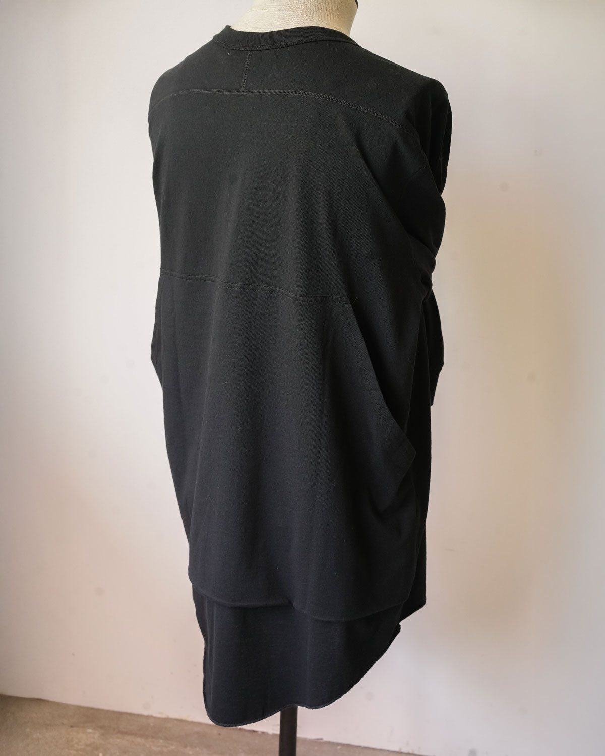 HUNTING POCKET TEE L/S - BLACK（かなりしっかりついたハンティングポケット）
