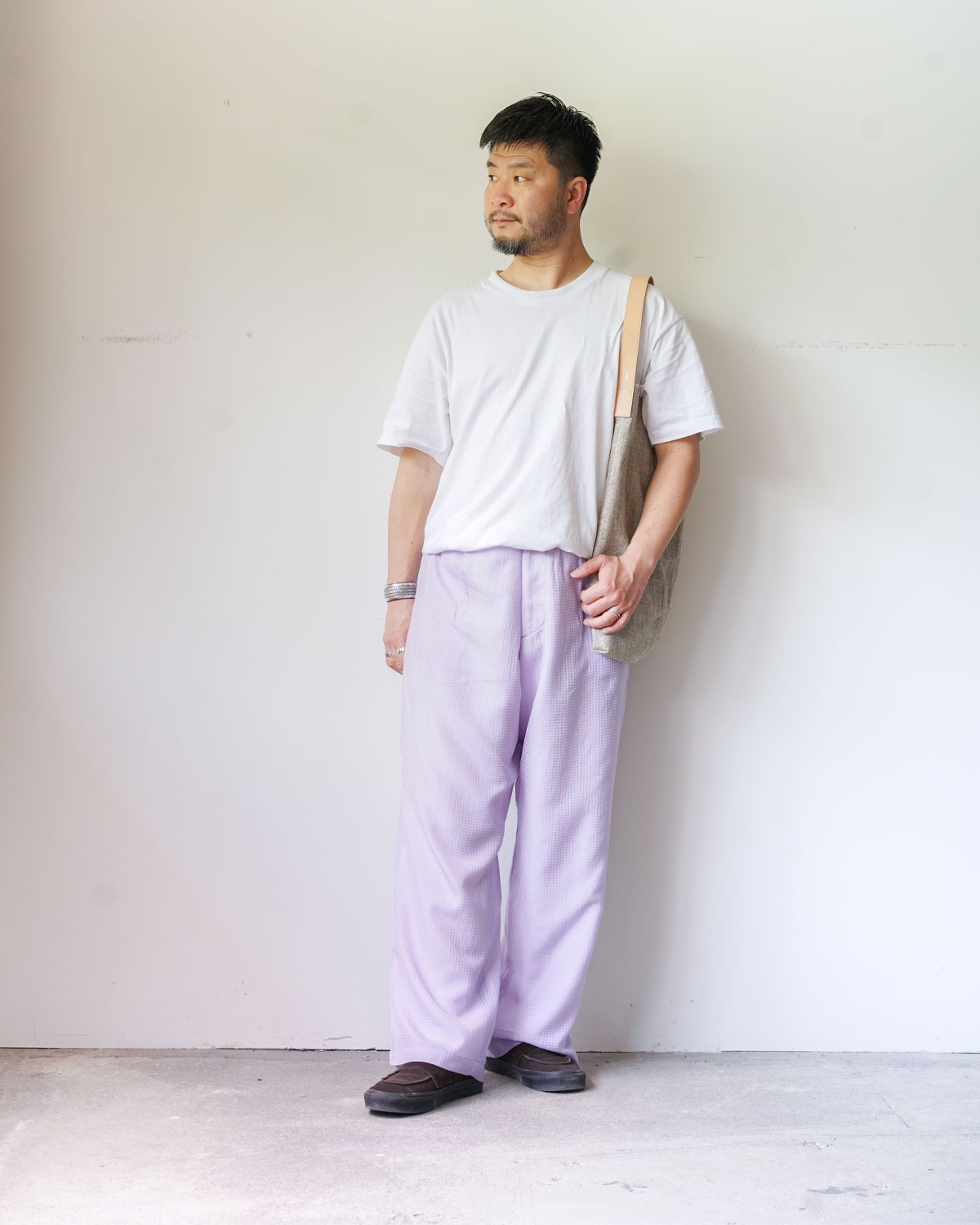 Purple（165cm66kgウエスト80cmでSサイズを着用）