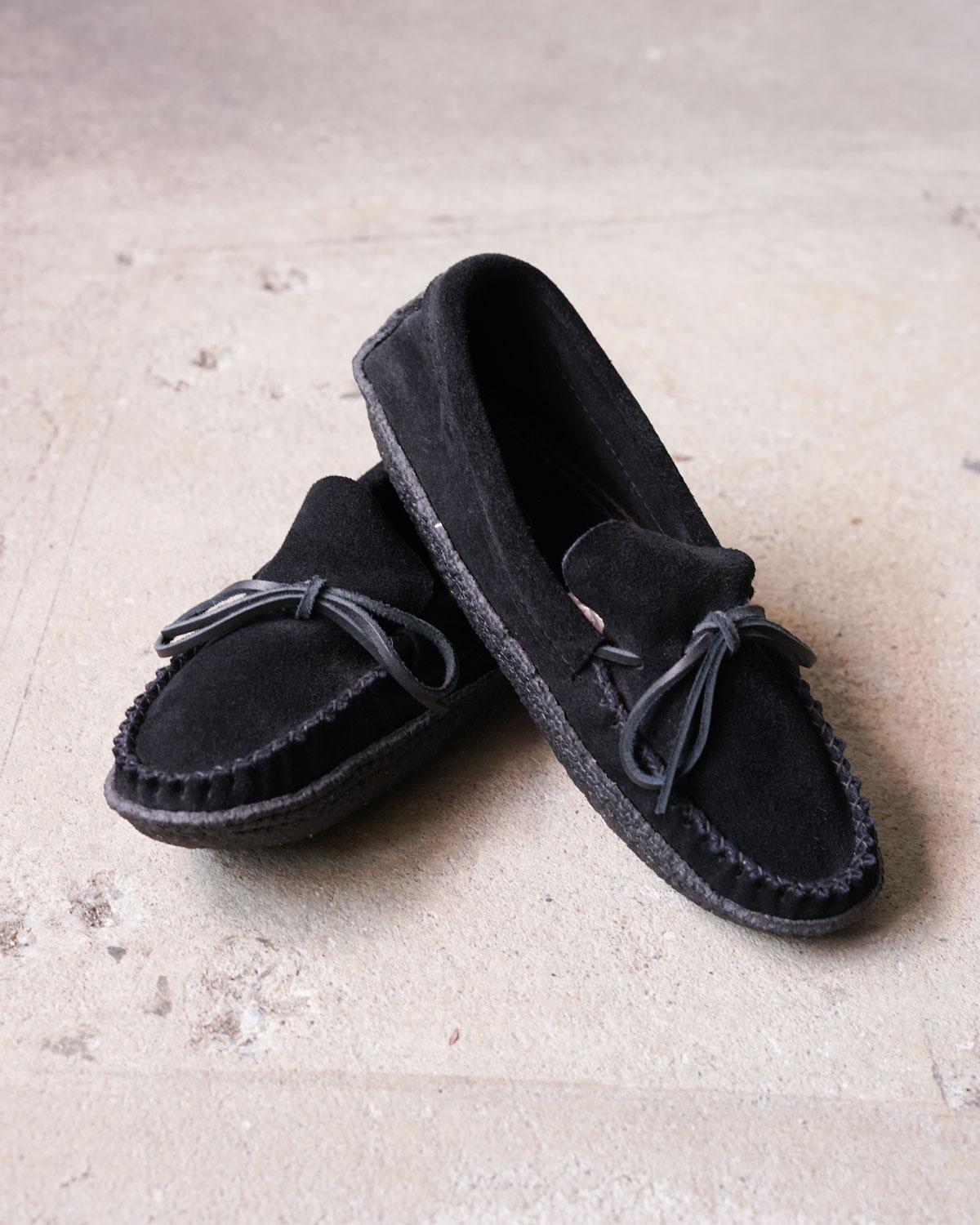BASTIEN industries ”suede moccasins”