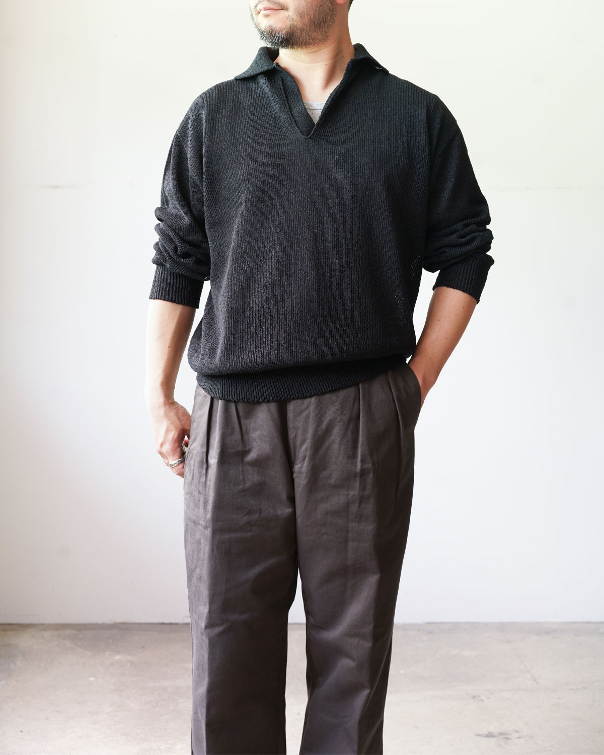 BLACK（165cm66kgサイズ２を着用）