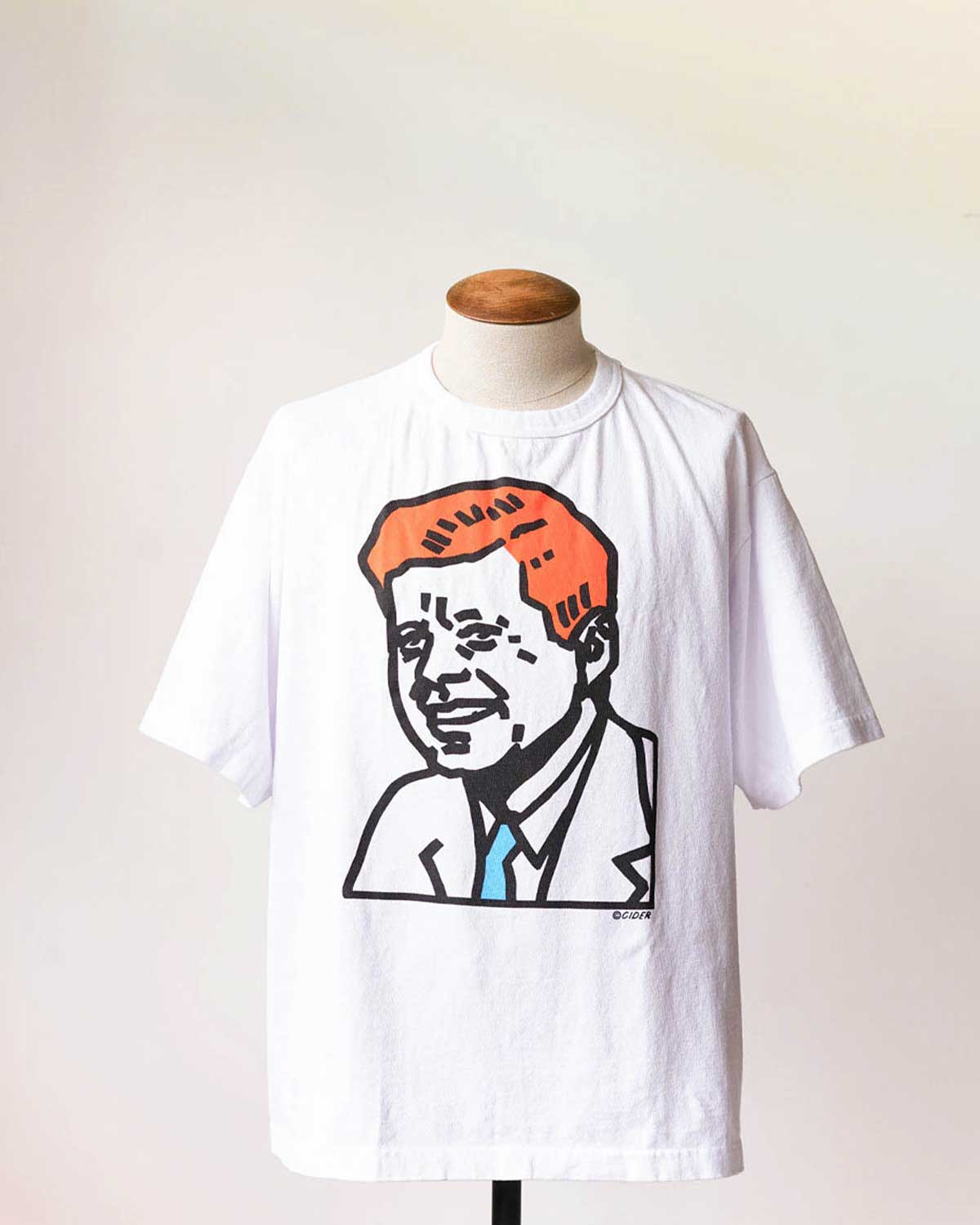 BREA S/S TEE (かせきCIDER/ GENTLEMAN) - white