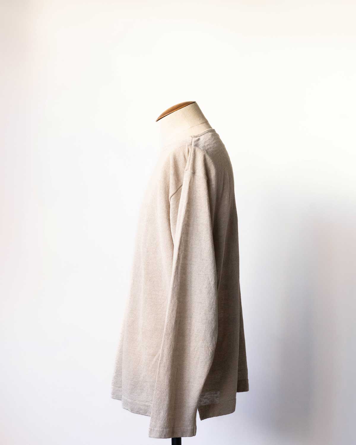 AMA LINEN BASQUE KNIT PULLOVER