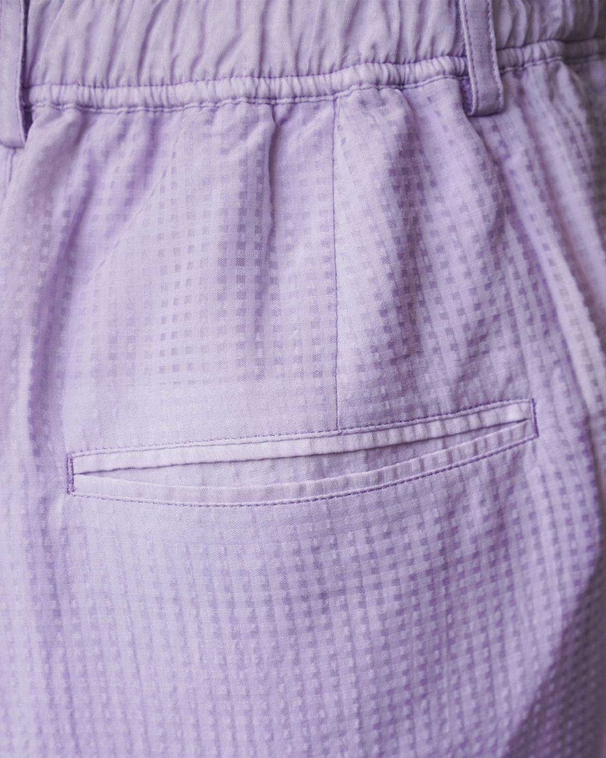 Purple（ポケットは両玉縁使用でトラウザーズらしい仕様）