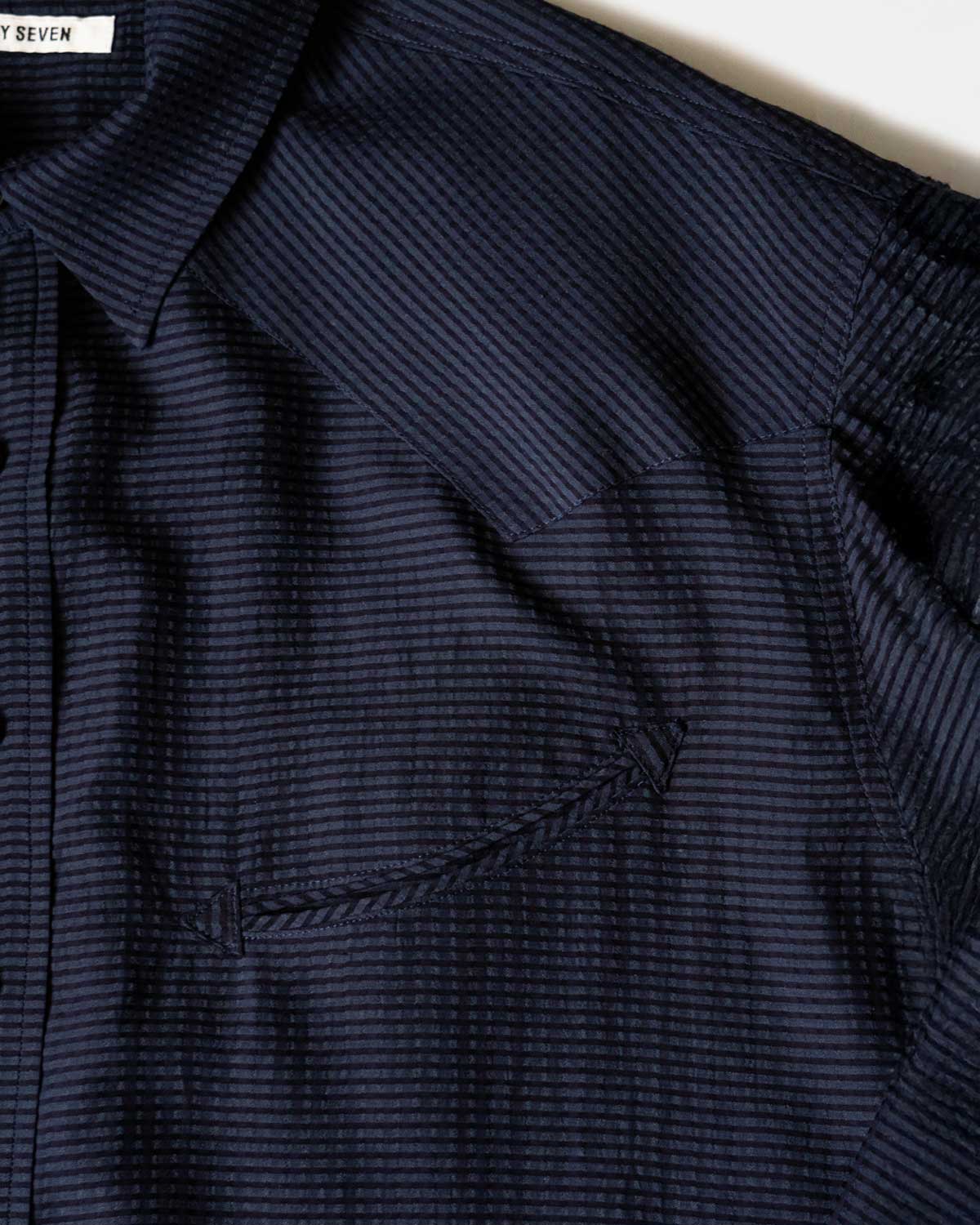 NAVY CHECK（ウエスタンヨークとスマイルポケット）