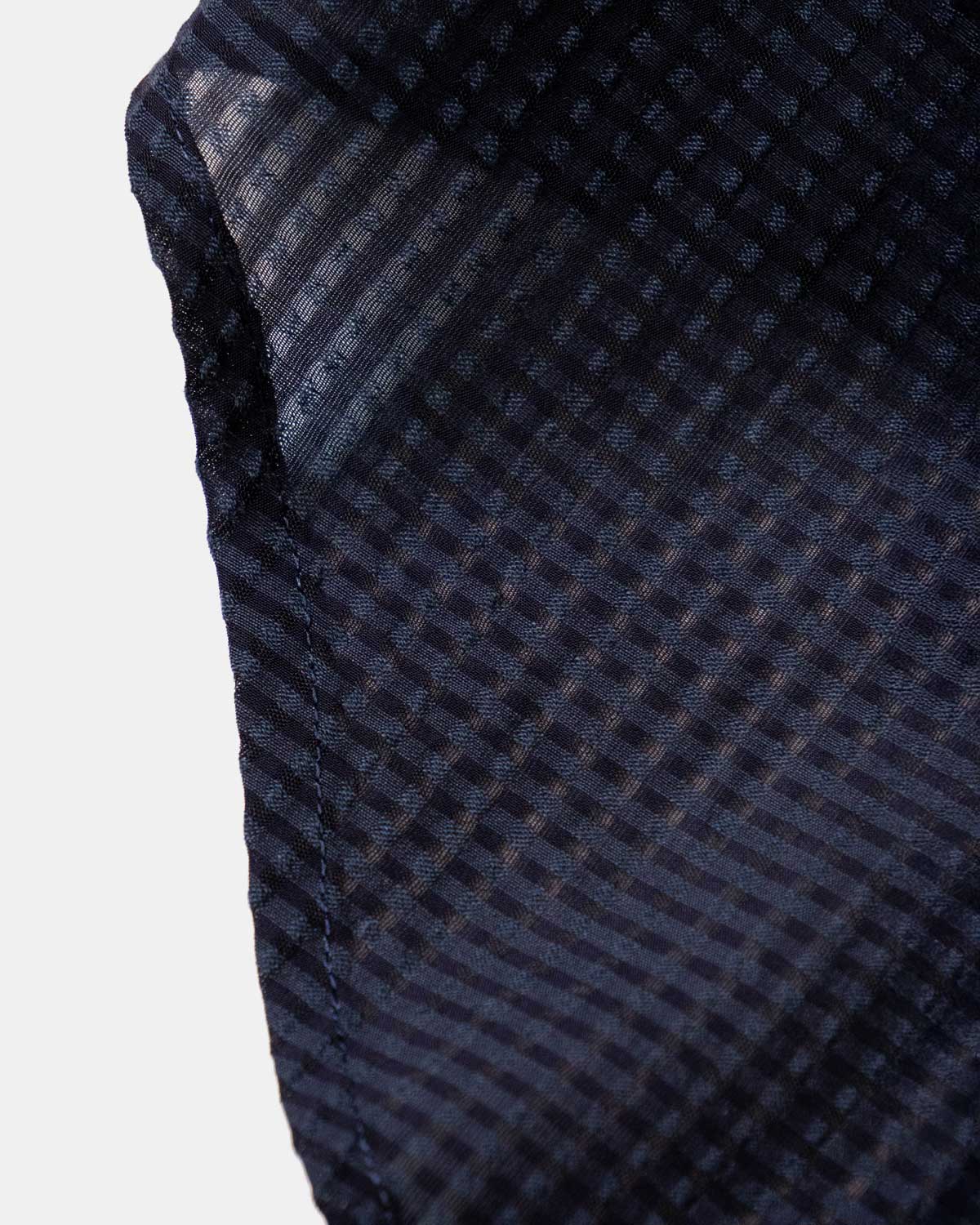 NAVY CHECK（ギンガムチェックですが透け感のある生地）
