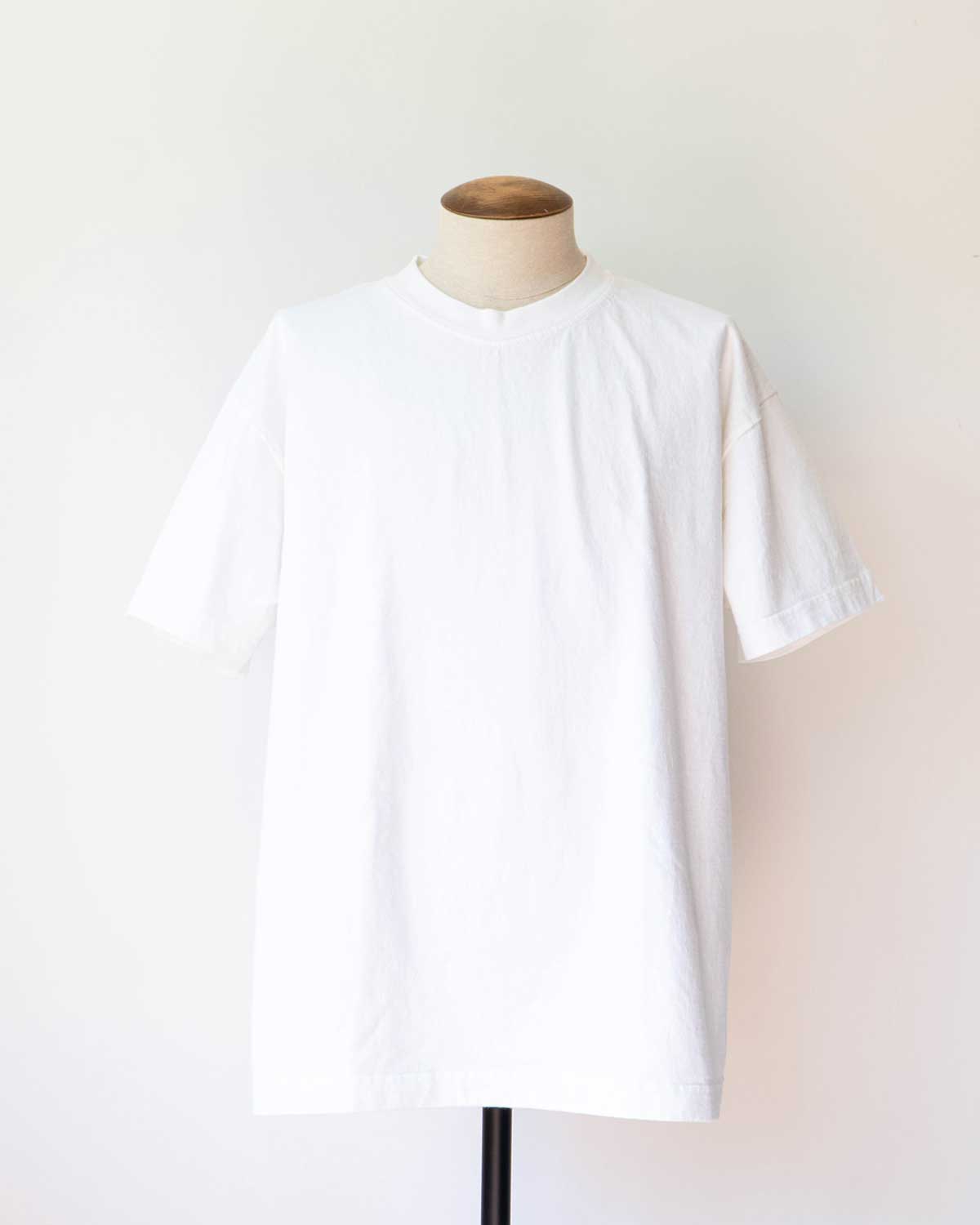 Heavy weight crew neck TEE white