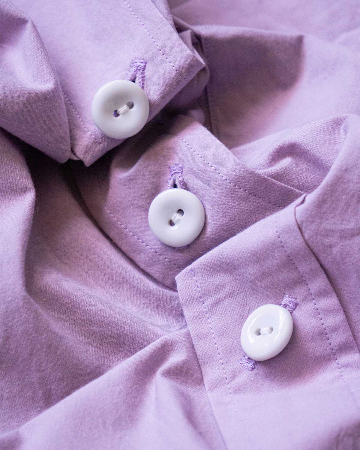 PURPLE（SOWBOW オリジナルの陶器ボタンは爽やかさと高級感が漂います）