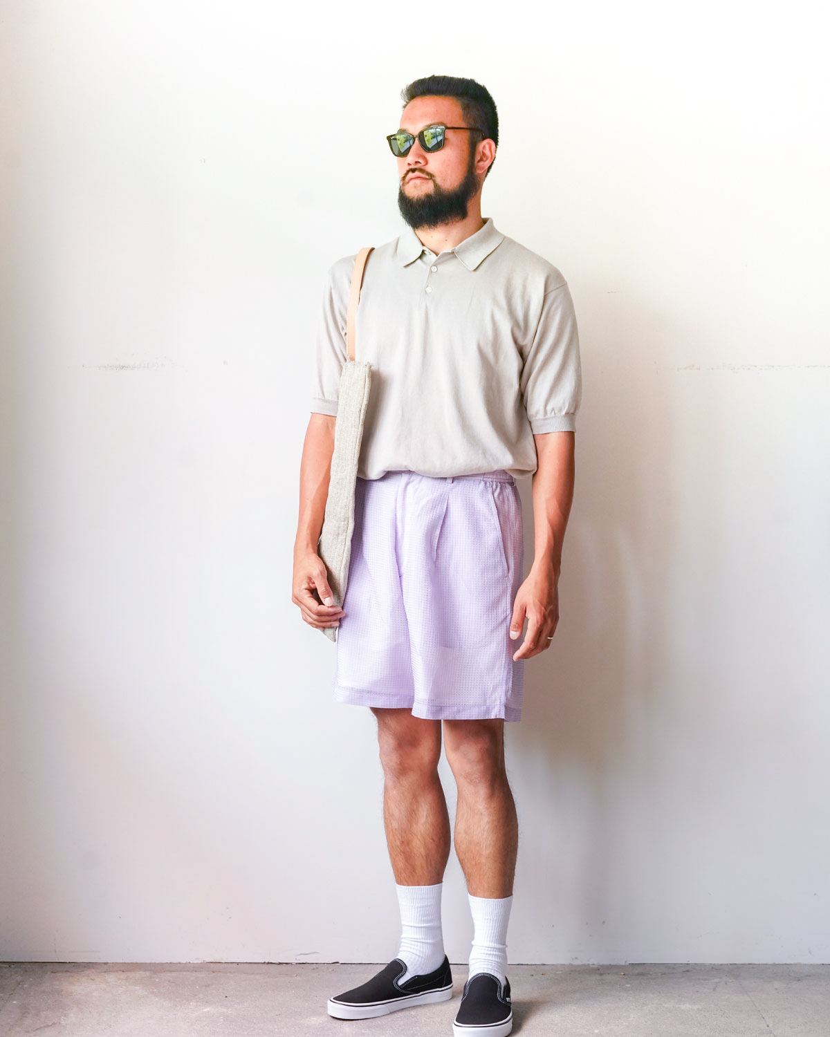Purple（181cmでLサイズ着用したイメージ）