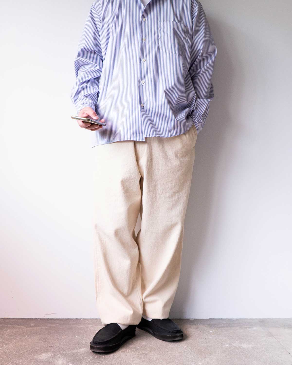 natural twill easy pants NATURAL