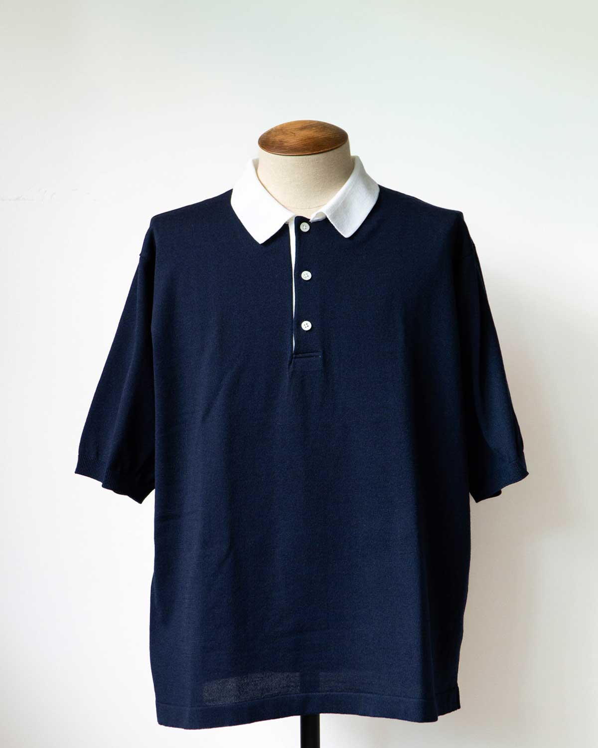 classic rugger Knit Polo（NAVY）
