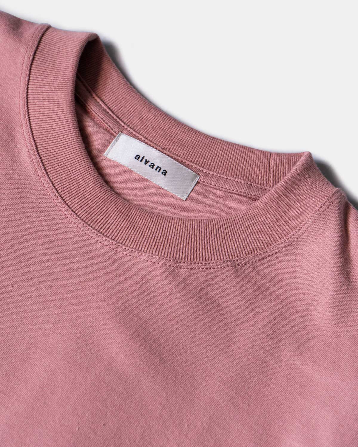open end T-shirts [vintage pink]