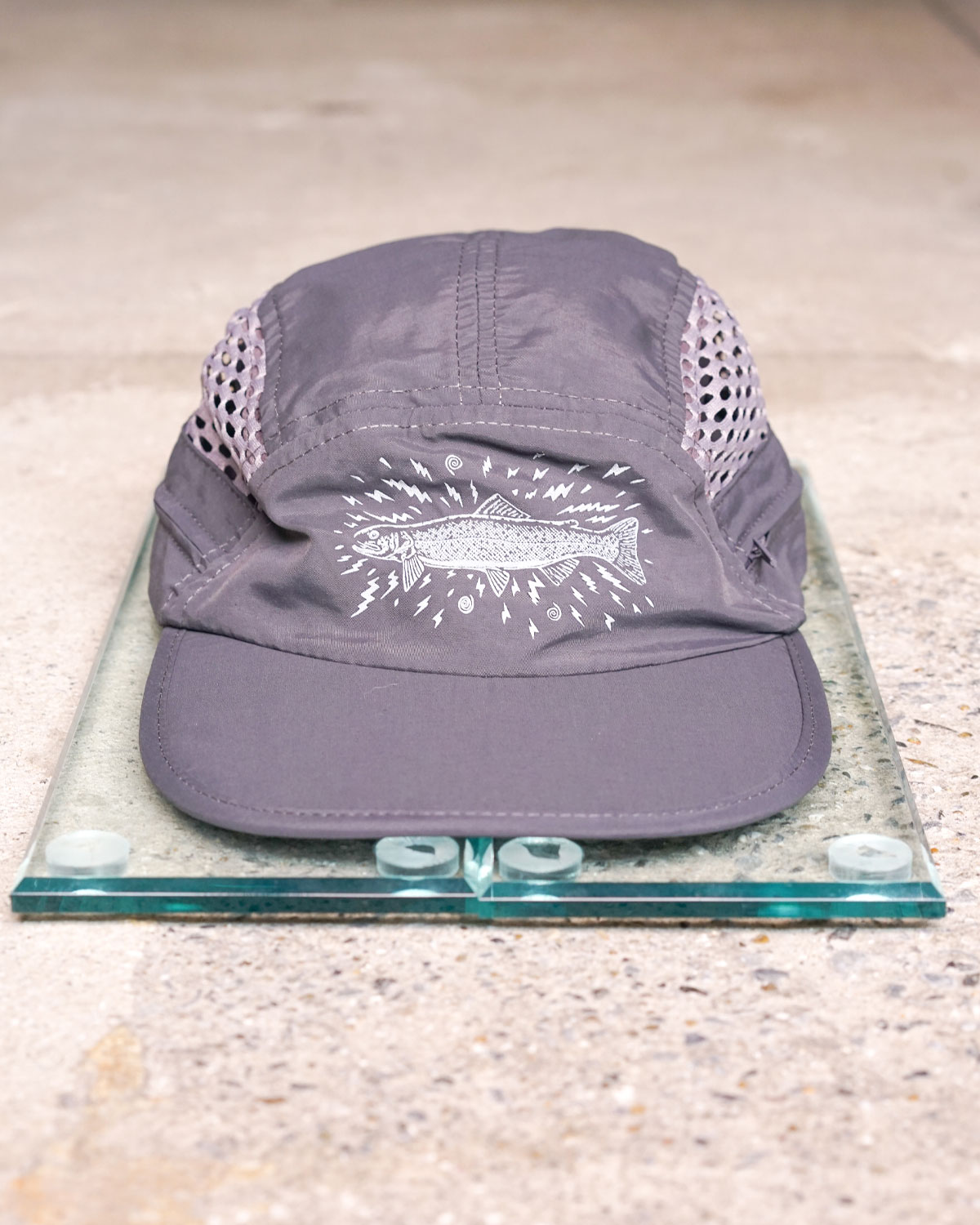 Electric Fish Nylon Sunshade Long Bill Cap