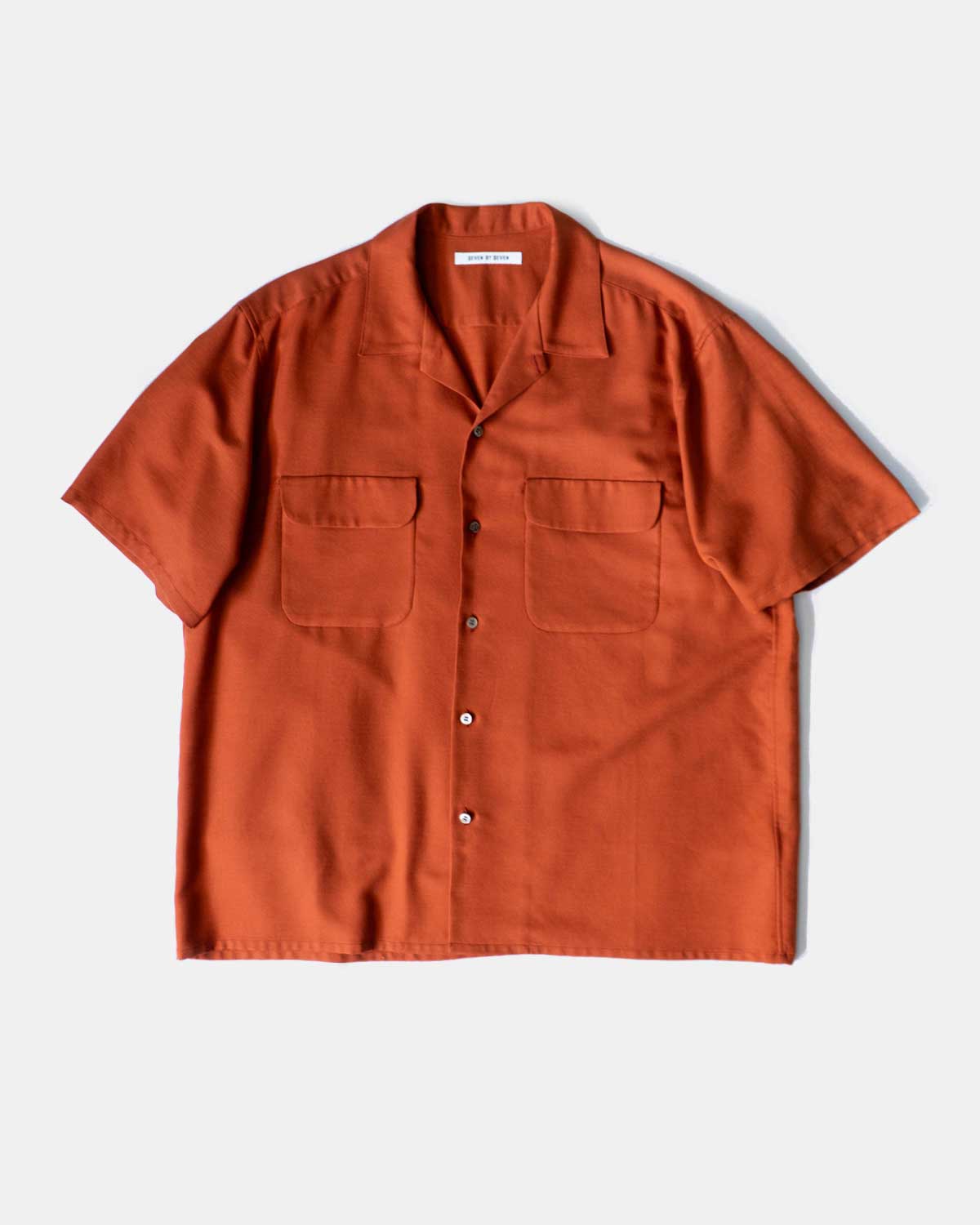 FLAT COLLAR SHIRTS S/S [orange]
