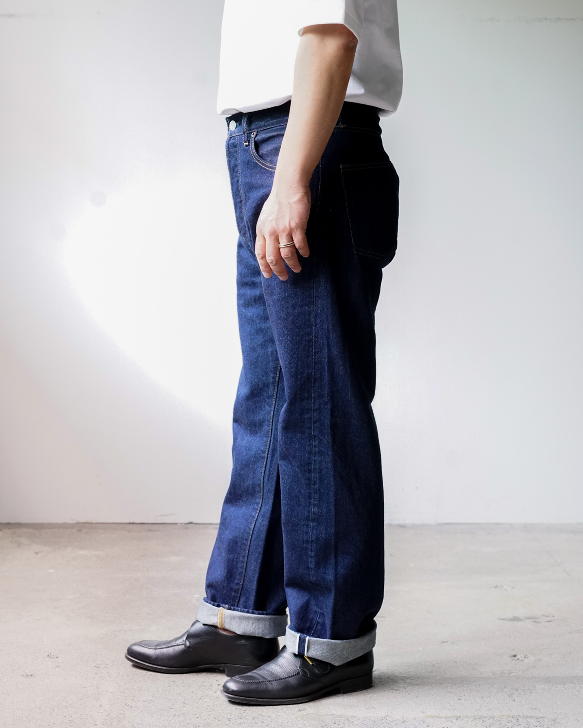NAVY / One Wash(165cm66kgウエスト80cmで32サイズを着用)