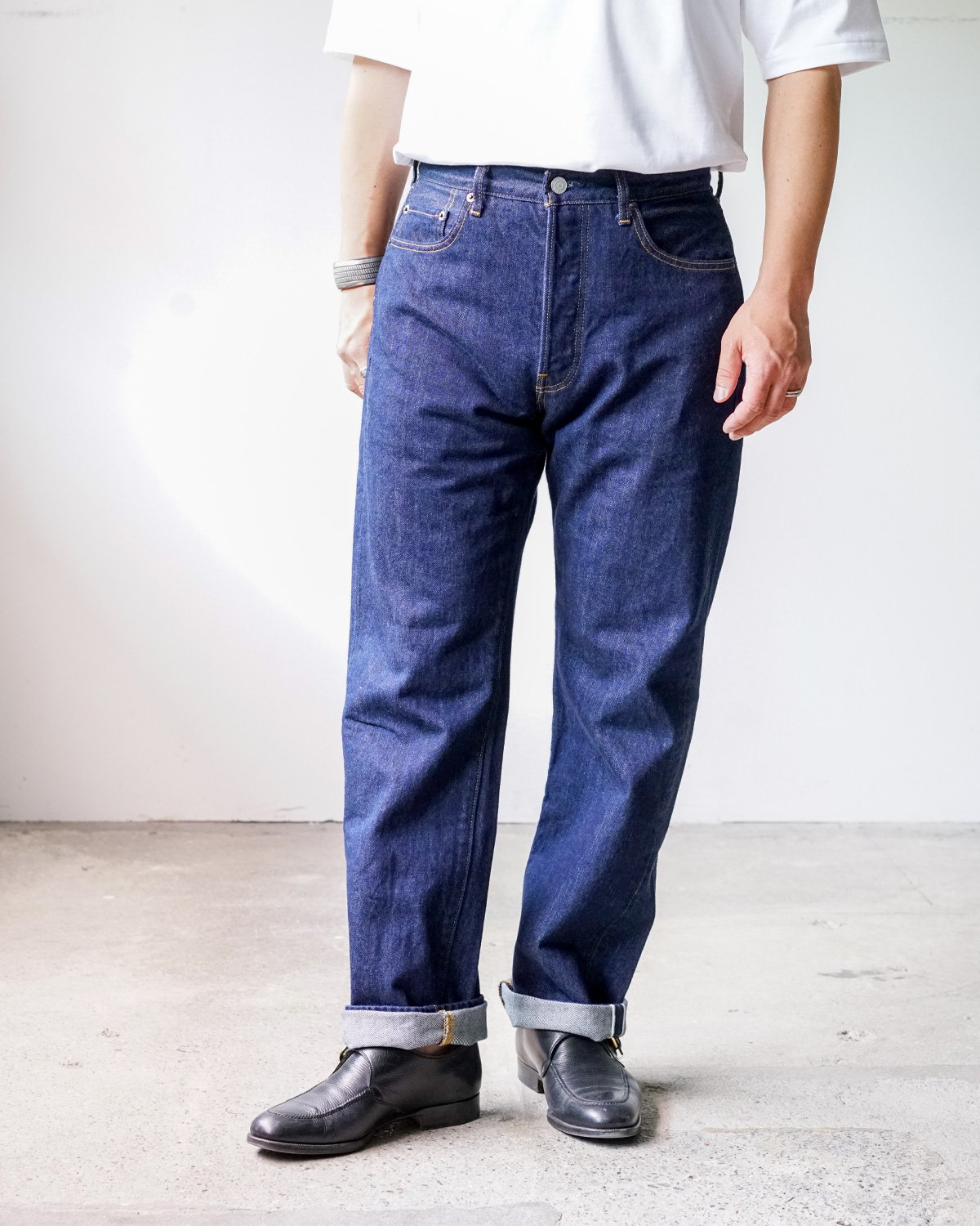 NAVY / One Wash(165cm66kgウエスト80cmで32サイズを着用)