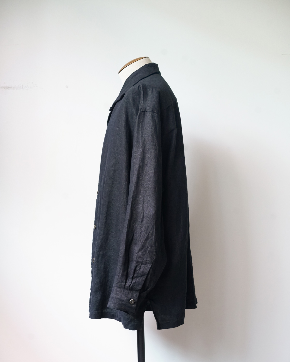 exclusive for tranescent SOWBOW SHIRT -A (Wide Fit) - dead stock linen