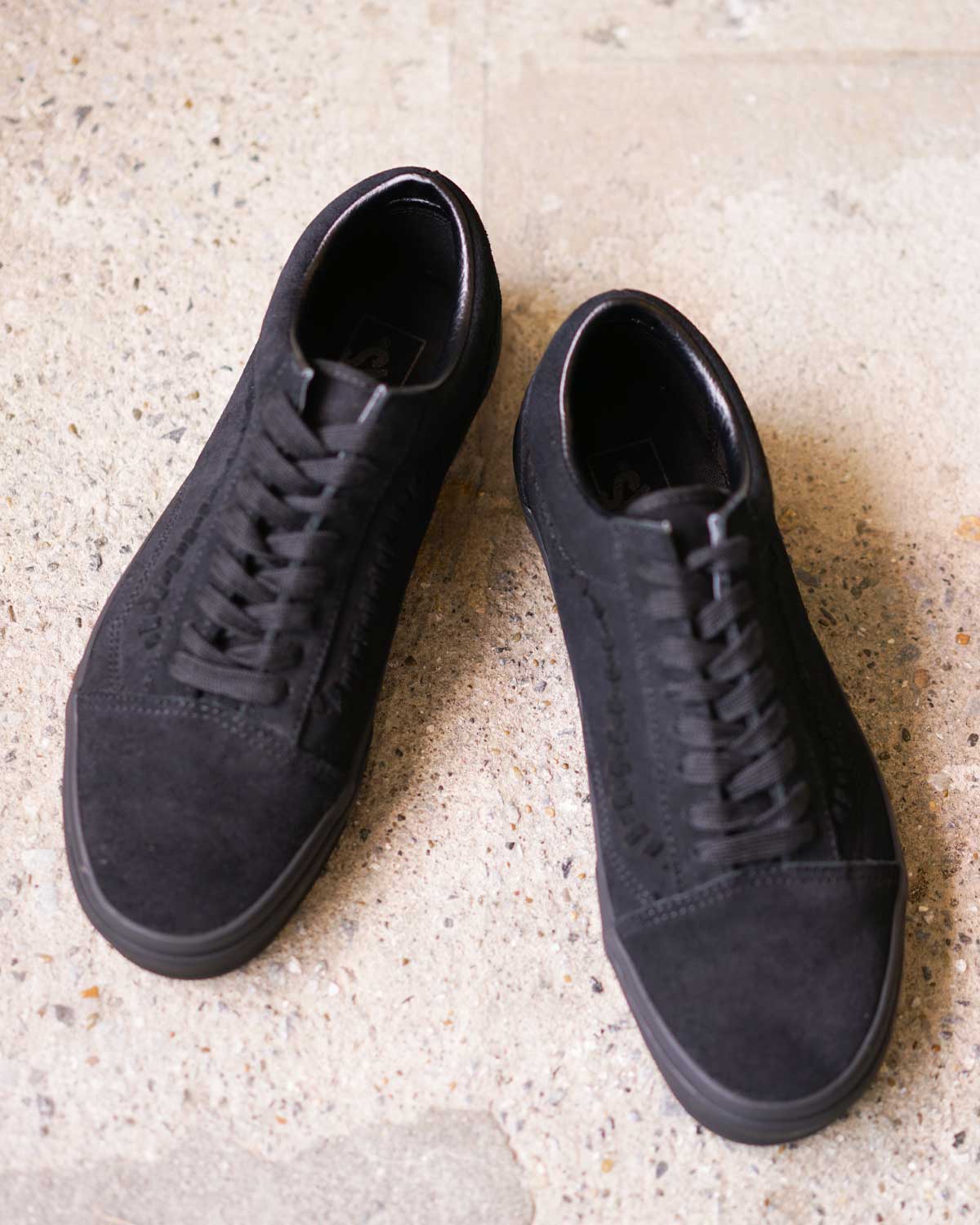 black suede