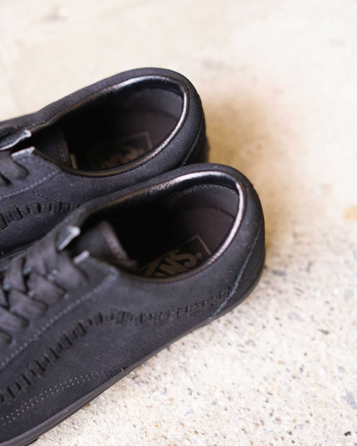 black suede