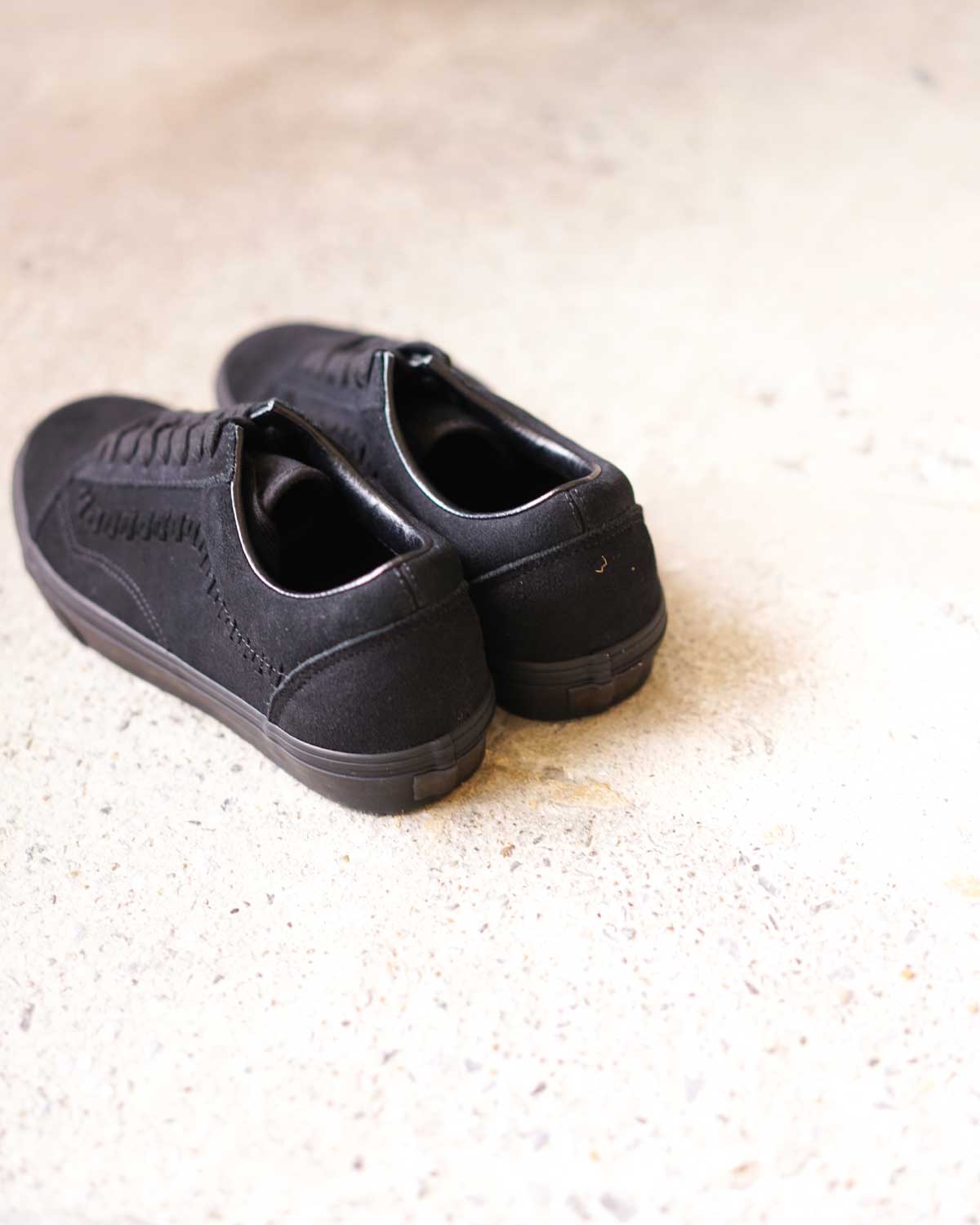 black suede