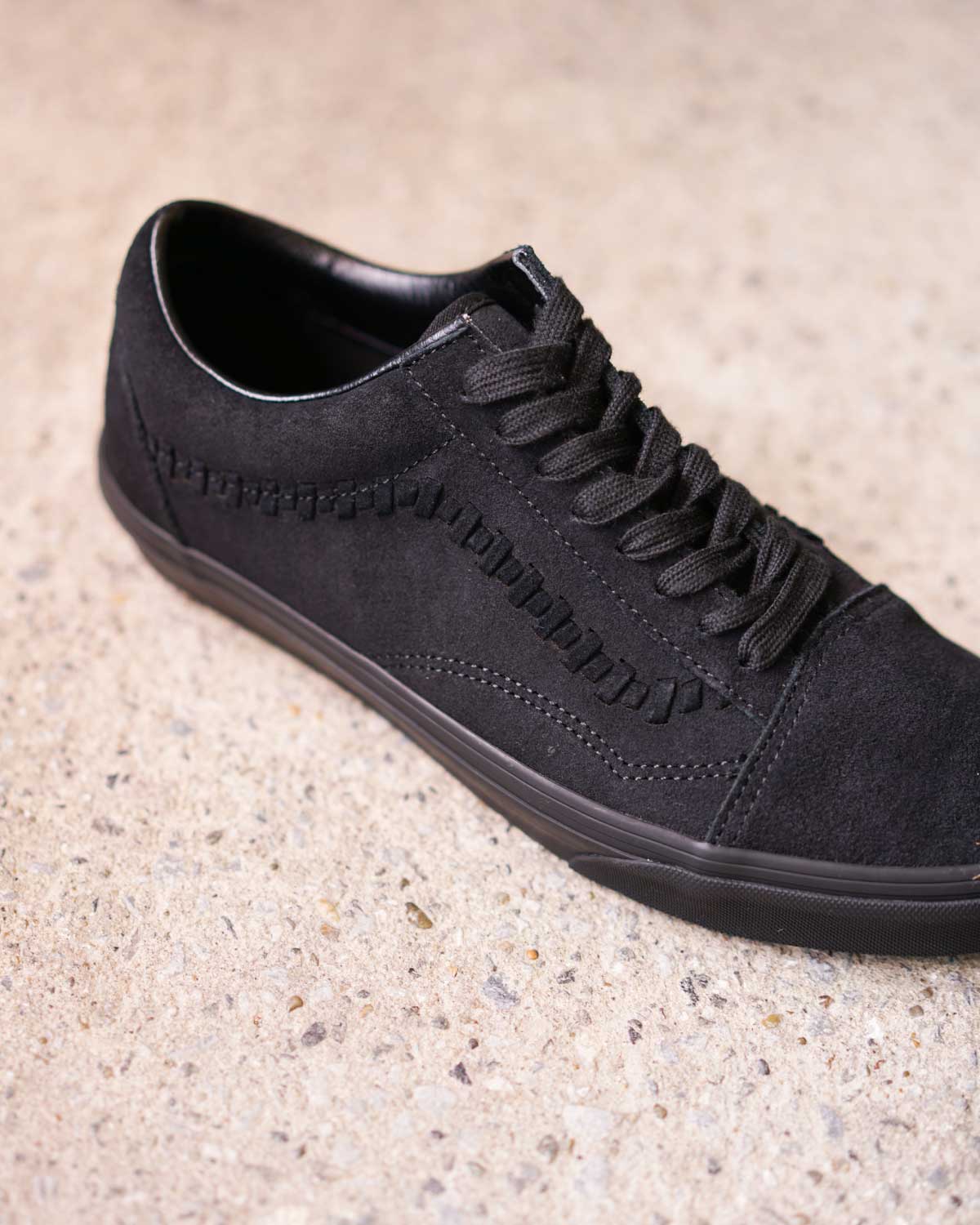 black suede