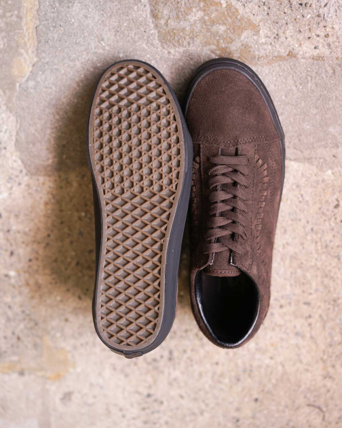 brown suede