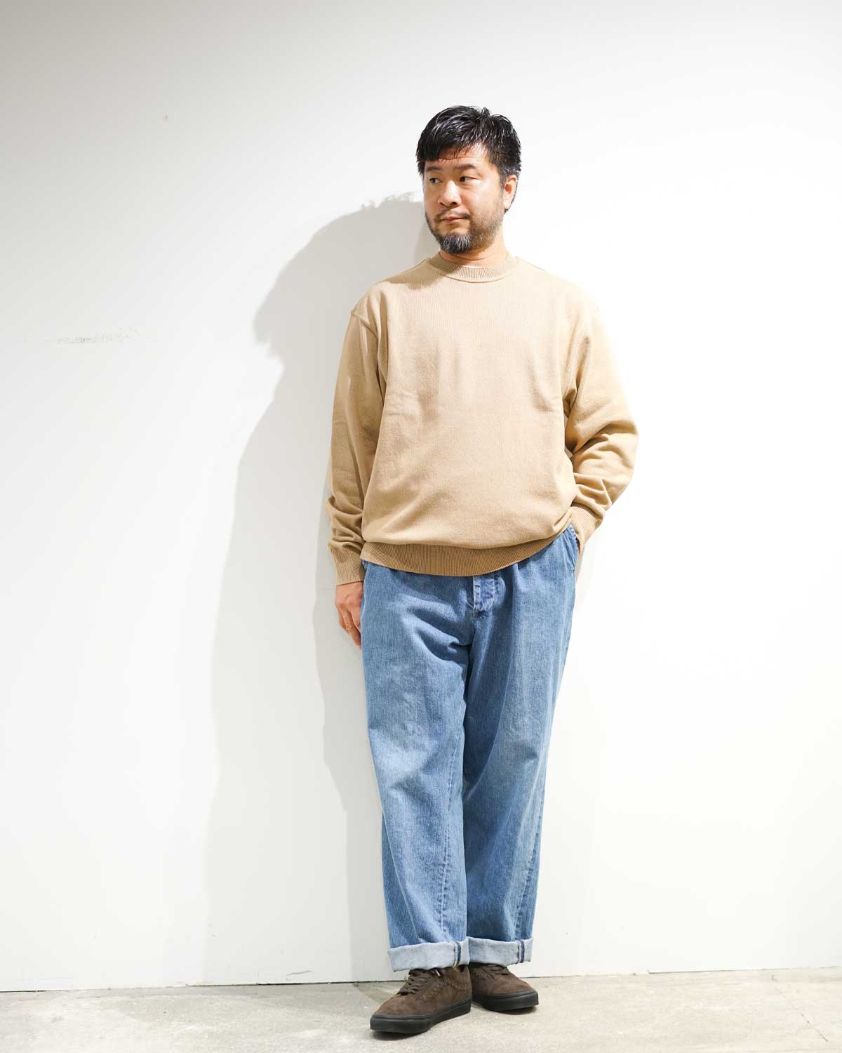 brown suede