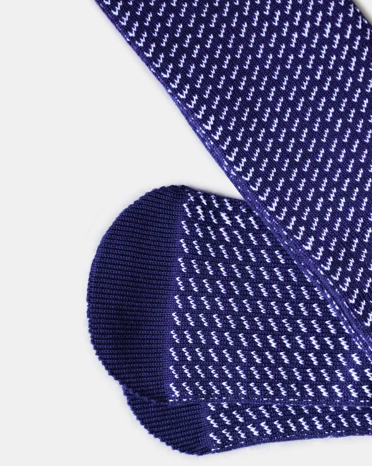 BIRDSEYE LONG SOX - NAVY