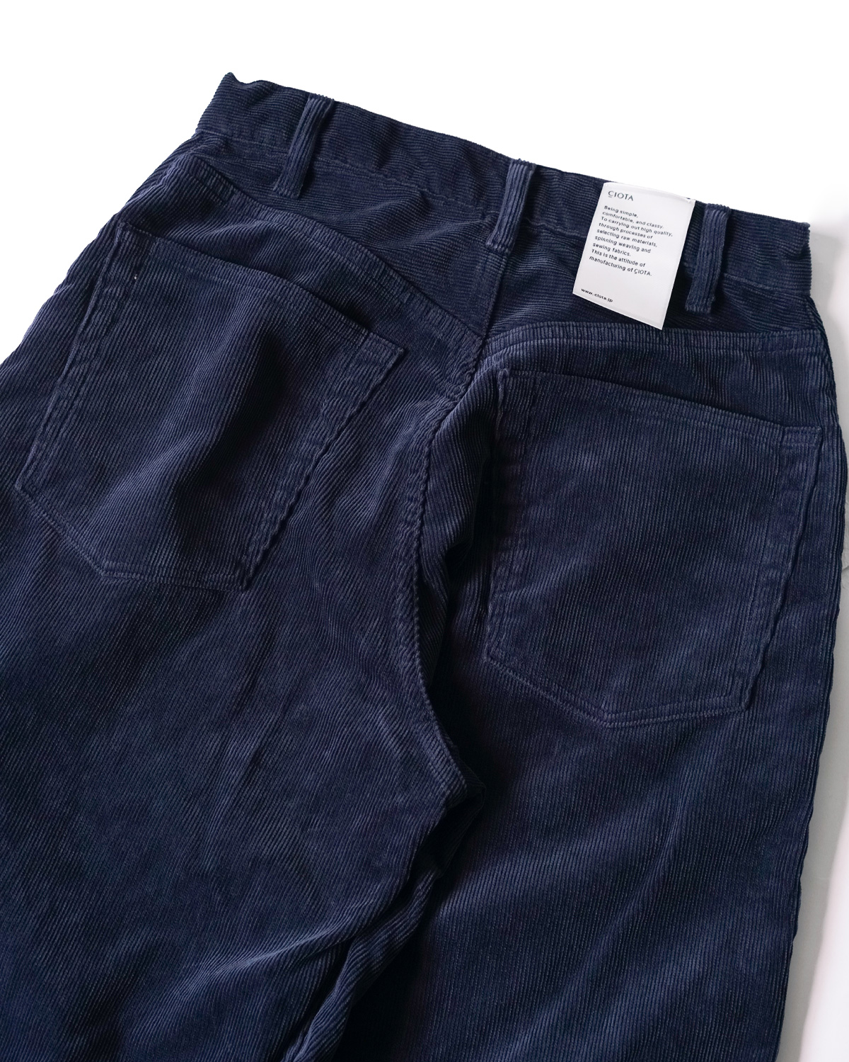 NAVY（ヒップポケットは両サイドにつきます）