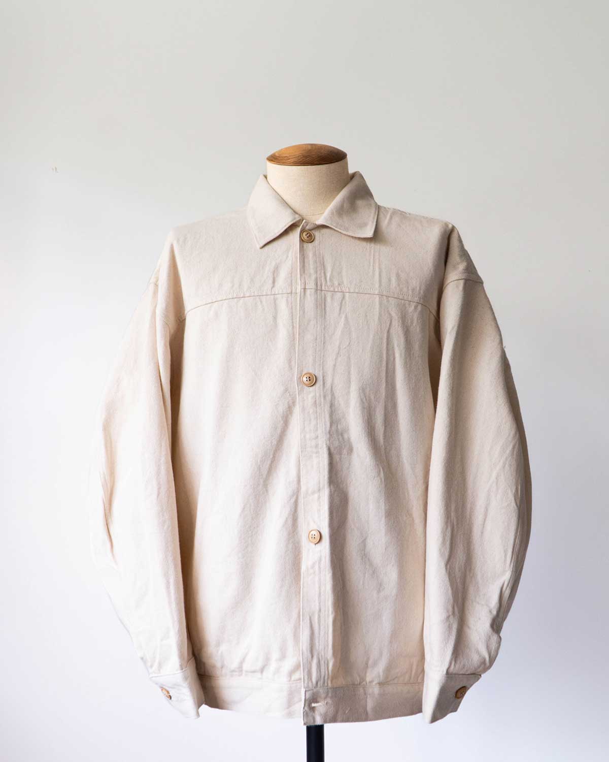 natural twill short jacket NATURAL