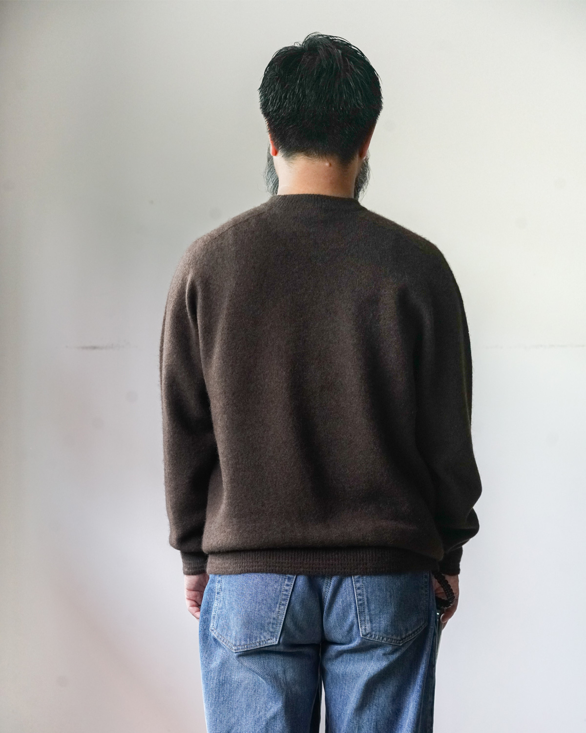 D.Brown（165cm66kgで（２）（M）を着用：背面）