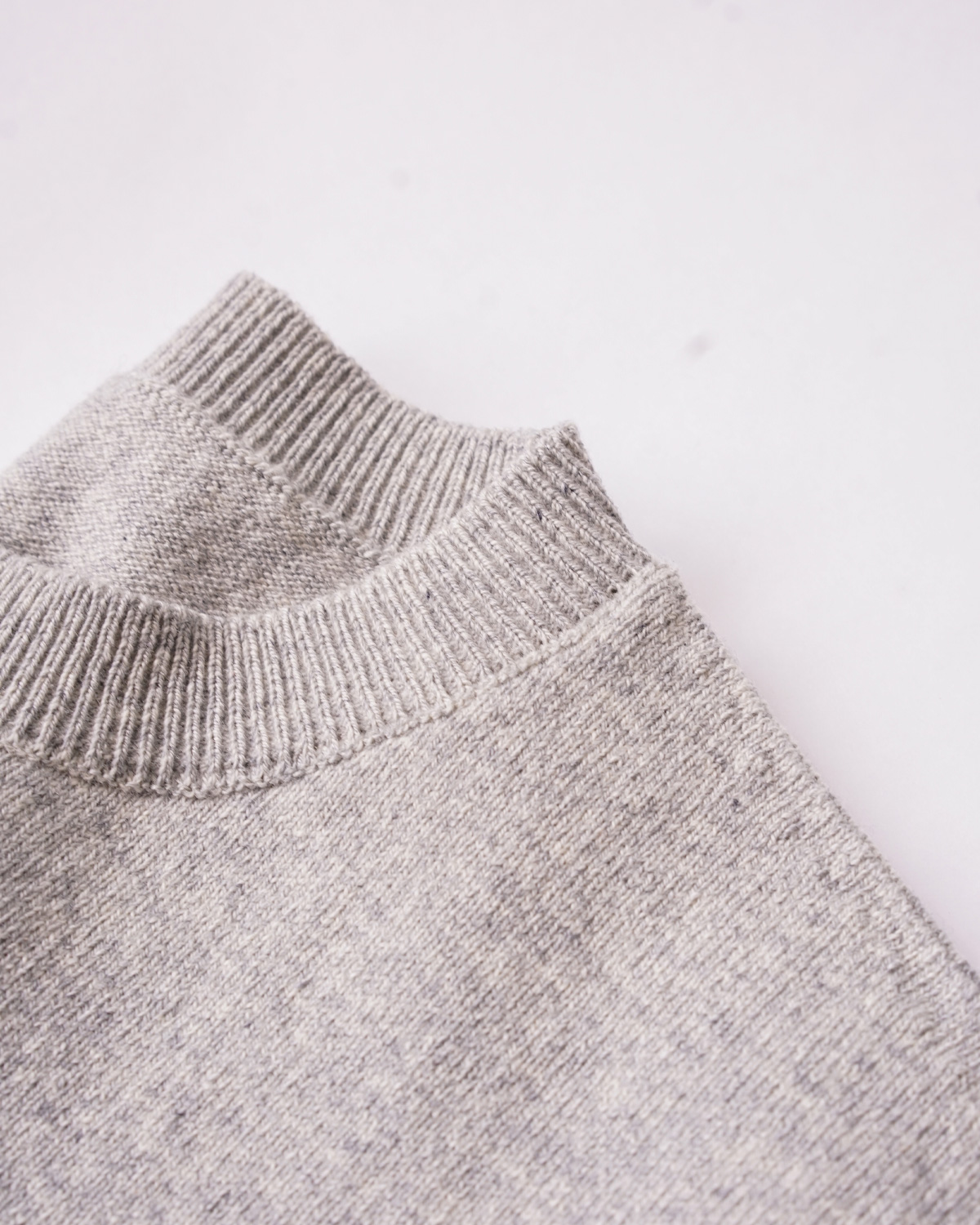 Top Gray(ネックも縫製ではなくリンキング)