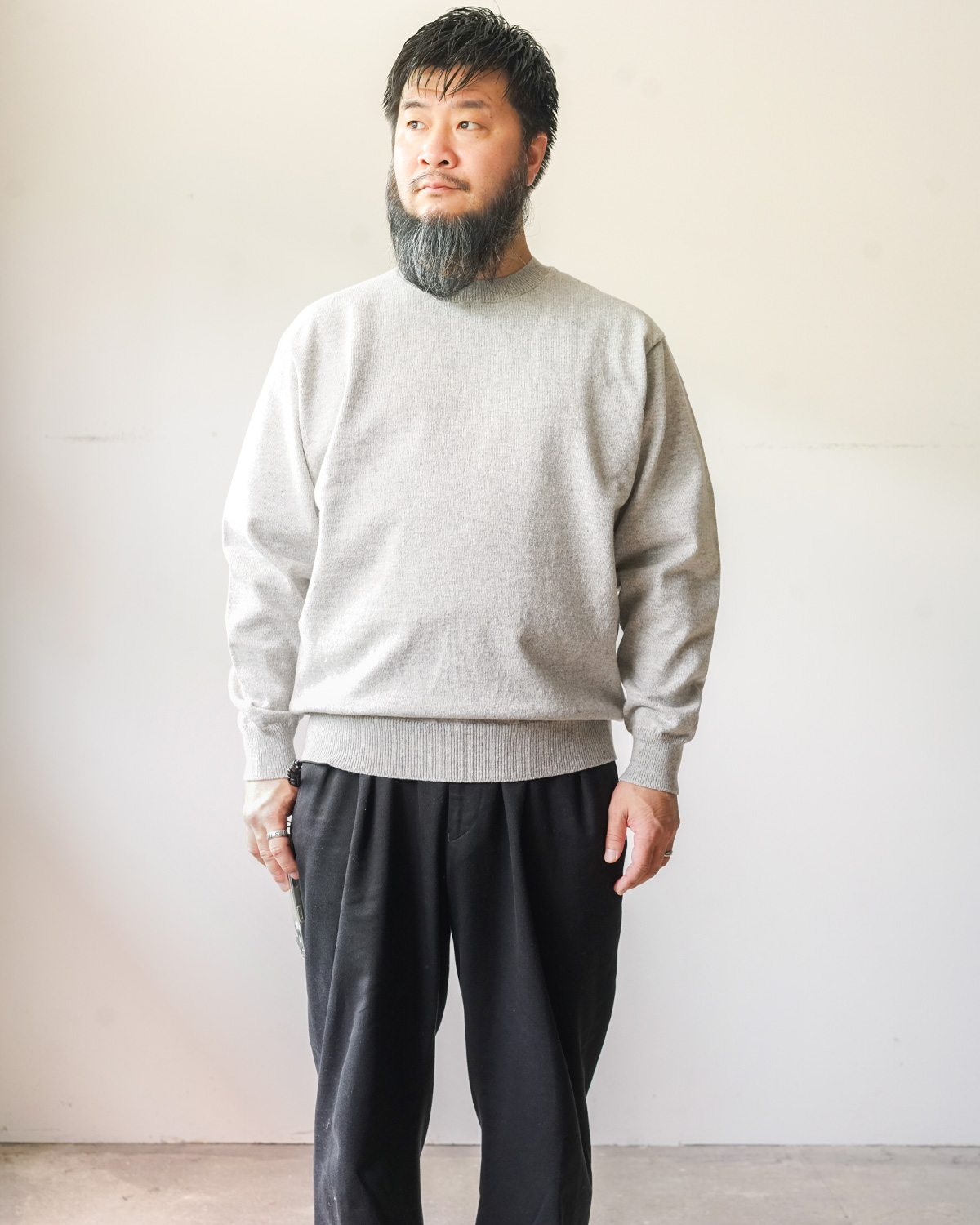 Top Gray(165cm66kgで(2)サイズを着用)