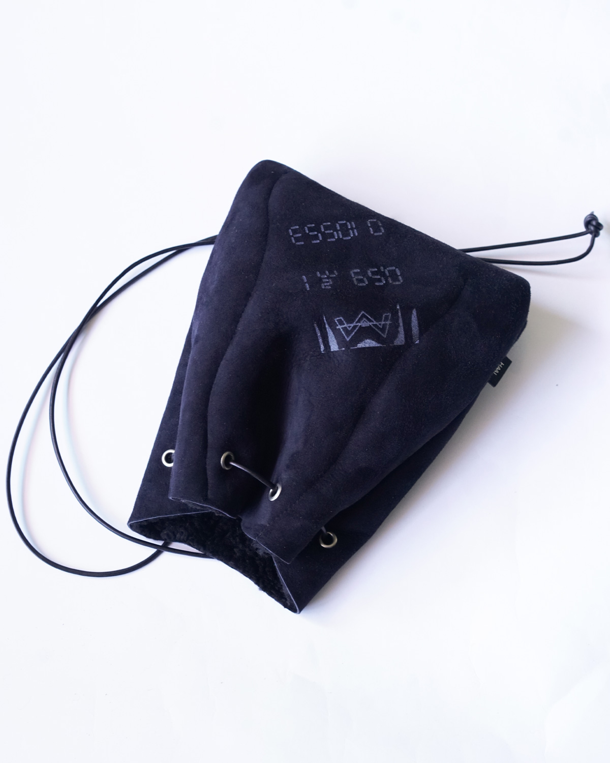 PRIMITIVE DRAWSTRING BAG -MOUTON- [black]