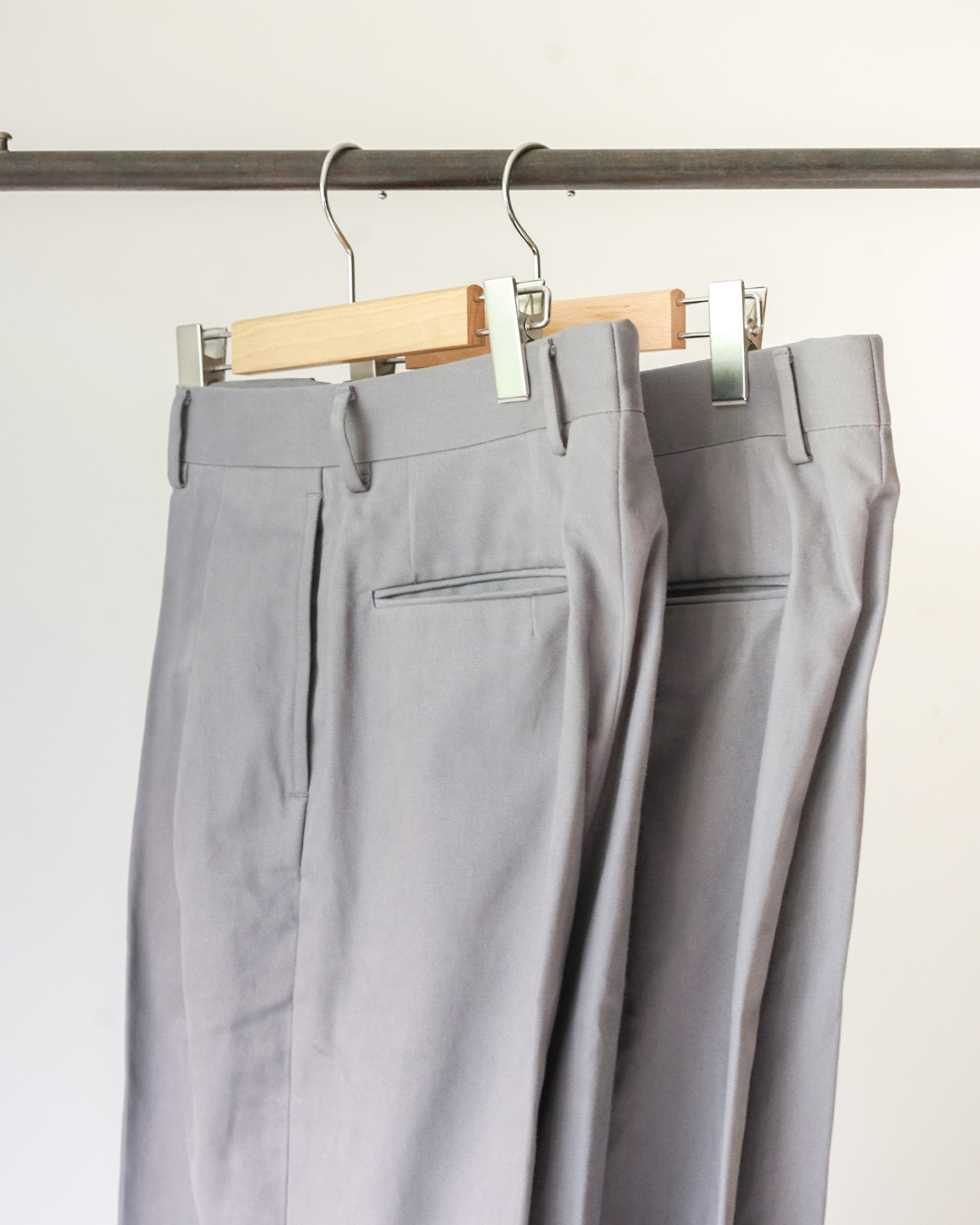French Cotton Drill - WIDE - Gray