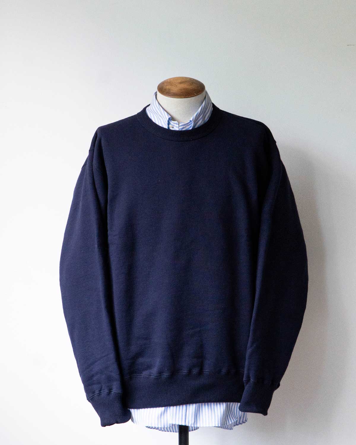 CREW NECK SWEAT "NAVY"