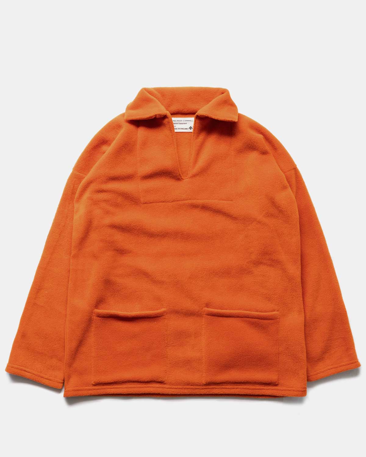 FLEECE fishermans smock - orange [MAX PROOF]